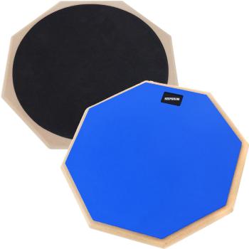 keepdrum DP-BL12 Schlagzeug Übungs-Pad Blau 12
