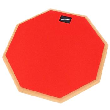 keepdrum DP-RD12 Drum Practice Pad Rot Übungspad 12
