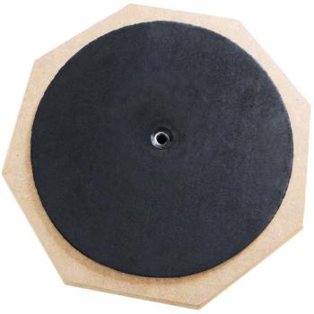 keepdrum DP-BL8 Practice Pad Blau mit Stativ und Sticks