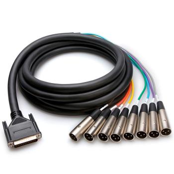 Hosa DTM-803 Multicore Kabel 8-fach XLR-M DB25 3m