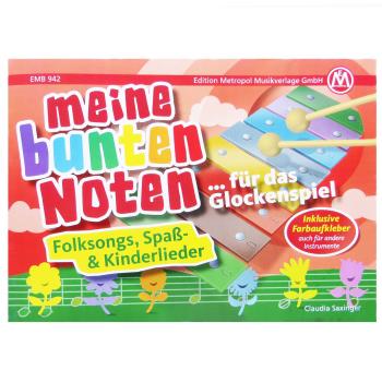 keepdrum Glockenspiel Auto mit Noten