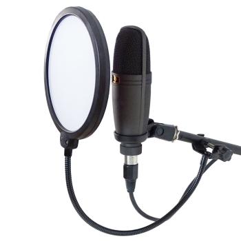 keepdrum EMH019WH Mikrofon-Popschutz Weiß