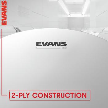 Evans ETP-G2CLR-F Clear Fell Set Fusion 10 12 14