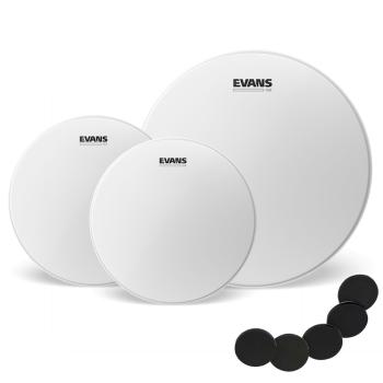 Evans ETP-G2CTD-S Tompack Coated Standard 12-13-16 mit Damper Pads