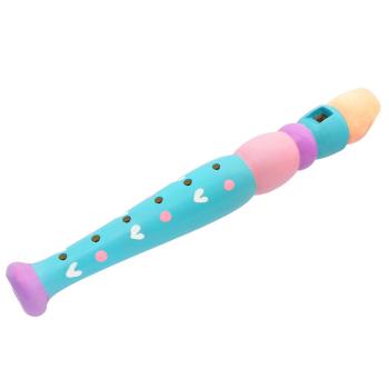 keepdrum KFL1BL Flöte aus Holz für Kinder Blau