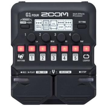 Zoom G1 FOUR Multi-Effektgerät mit Netzteil