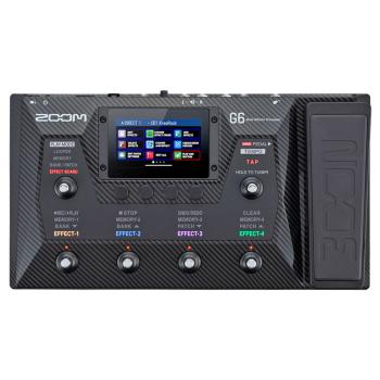 Zoom G6 Multi-Effektgerät mit Klinkenkabel
