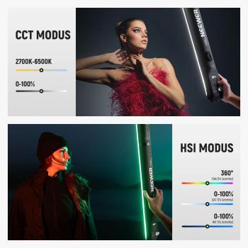 Neewer Stablicht GC30C aufblasbare LED-Stableuchte