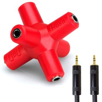 Hosa GMM105 Knucklebone 5-fach Splitter mit Kabel