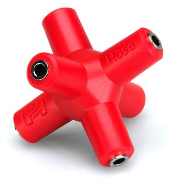 Hosa GMM105 Knucklebone 5-fach Splitter mit Kabel