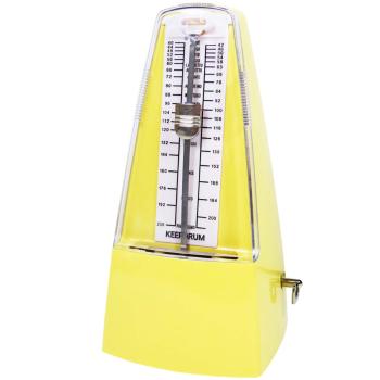 keepdrum Metronom GMPL YW  mit Glocke Gelb