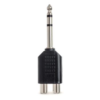 Hosa GPR484 Adapter 2x Cinch-Kupplung auf 6,3 mm TRS