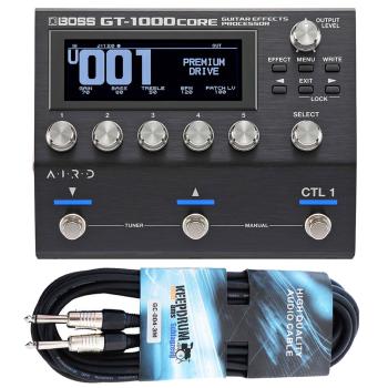 Boss GT-1000Core Multi-Effektgerät mit Kabel 3m