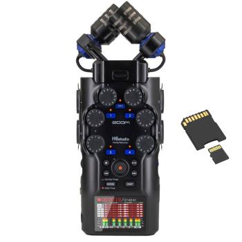 Zoom Audio-Recorder H6 Studio mit Speicherkarte
