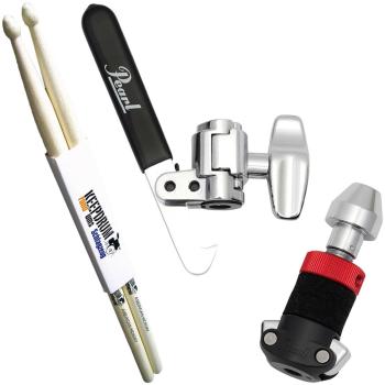 Pearl HCL-205DQR HiHat Drop-Clutch mit Schlagzeugstöcken