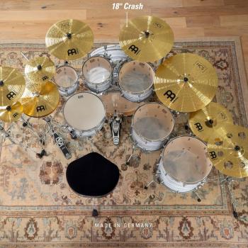 Meinl Becken HCS18C Crash 18 Zoll mit keepdrum Schlagzeugstöcke