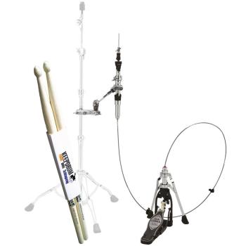 Tama Kabel HiHat Maschine HH905RH Iron Cobra mit Schlagzeugstöcken