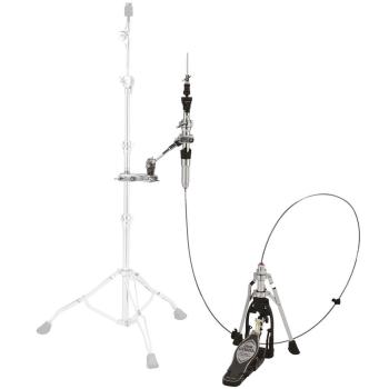Tama Kabel HiHat Maschine HH905RH Iron Cobra mit Schlagzeugstöcken