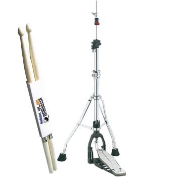 Tama Hihat Maschine HHDS1 Dyna-Sync mit Schlagzeugstöcken