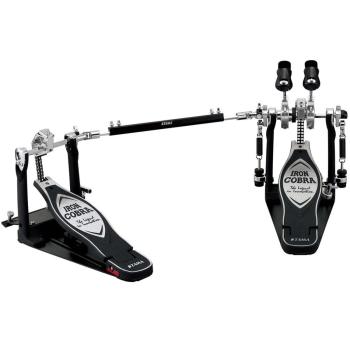 Tama Doppelpedal  HP900PWN Iron Cobra Power Glide mit 3Paar Sticks