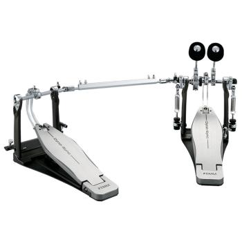 Tama Doppelpedal HPDS1TW Dyna-Sync  mit Schlagzeugstöcken