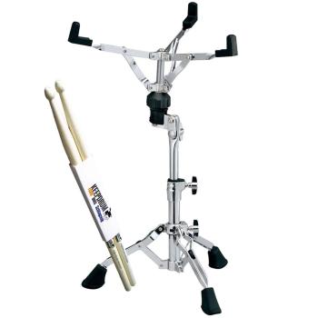 Tama Snare-Ständer HS40WN  mit Schlagzeugstöcken