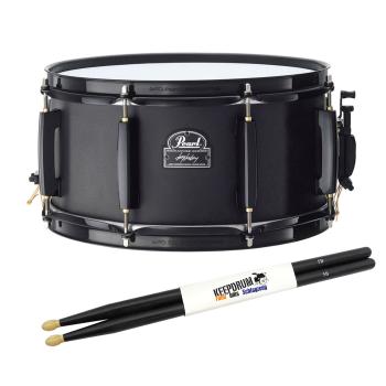 Pearl JJ1365N Jordison Snare Drum mit Schlagzeugstöcken 5BB