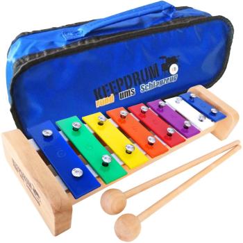 keepdrum KGS1 Glockenspiel für Kinder mit Tasche MB01