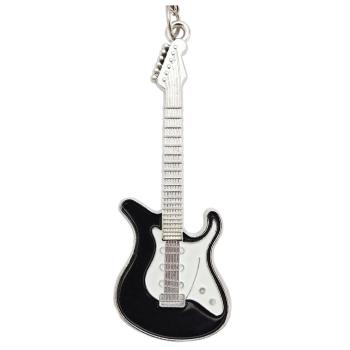 keepdrum Schlüsselanhänger E-Gitarre in Schwarz