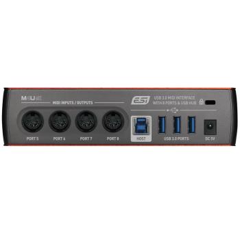 ESI M4U eX USB 3.0 MIDI-Interface mit 8 Ports