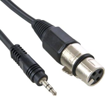 keepdrum MC-008XJ 3m XLR Female - 3,5mm Miniklinke