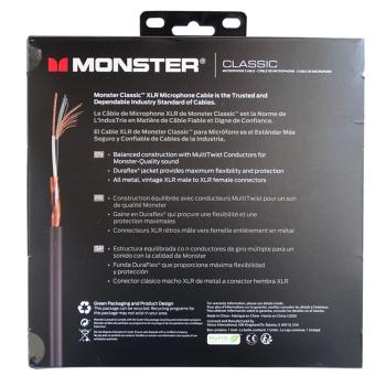 Monster Cable Classic XLR Mikrofonkabel 6m