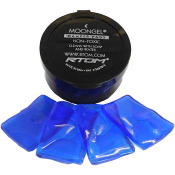 RTOM Moongel Damper Pad Blau 6 Pack Schlagzeug Dämpfer