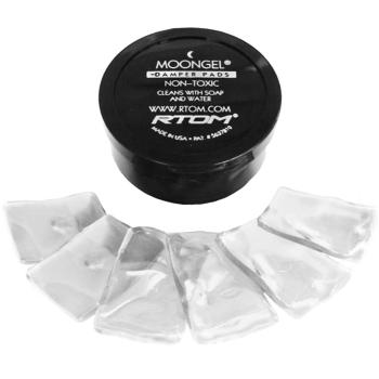 RTOM Moongel Damper Pads CLEAR 6 Pack Schlagzeug Dämpfer