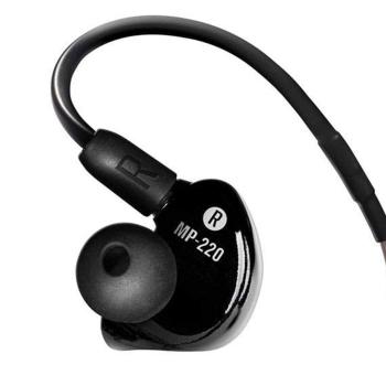 Mackie In-Ear Kopfhörer MP-220 mit Bluetooth-Adapter und Tuch