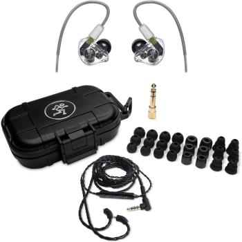 Mackie In-Ear Kopfhörer MP-320 mit Bluetooth-Adapter und Tuch