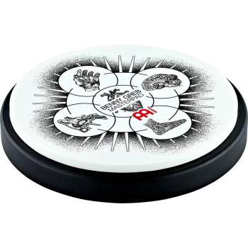 Meinl Practice Pad Benny Greb 6 Zoll mit Drumsticks 1 Paar