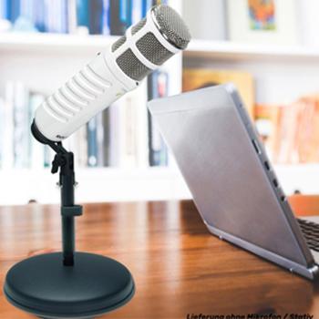 keepdrum Tischstativ MS032 mit Mikrofonklemme