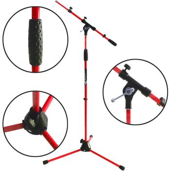Rode NT1 Signature Red Mikrofon Rot mit Stativ in Rot