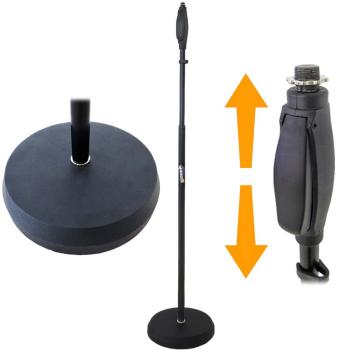 keepdrum MS110 Einhand Mikrofonstaender mit Klammer