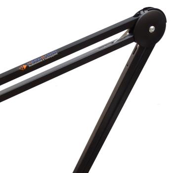 K&M 19790 Tablet-PC-Halter mit Gelenkarm Schwarz