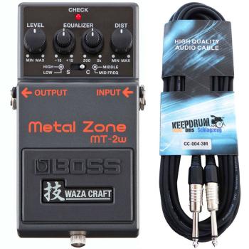 Boss MT-2w Metal Zone Waza Edition mit Kabel 3m