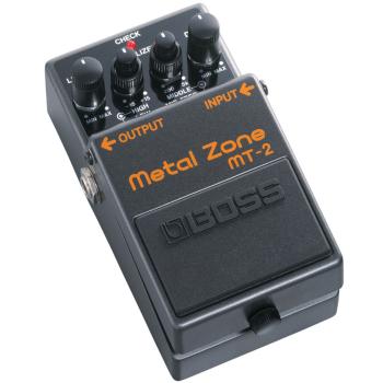 Boss MT-2 Metal Zone Distortion Pedal mit Netzteil