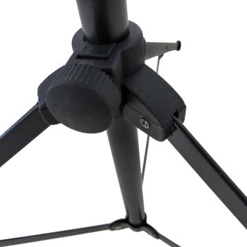 keepdrum MUS2BK Notenpult Schwarz mit 4 Klammern