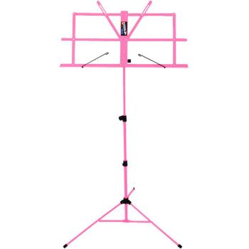 keepdrum MUS2PK Notenpult Pink mit 4 Notenklammern