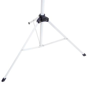 keepdrum MUS2WH Notenpult Weiss mit 4 Notenklammern
