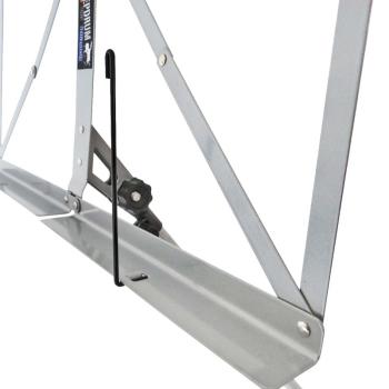 keepdrum MUS3SV Notenständer Silber mit 10 Magnete