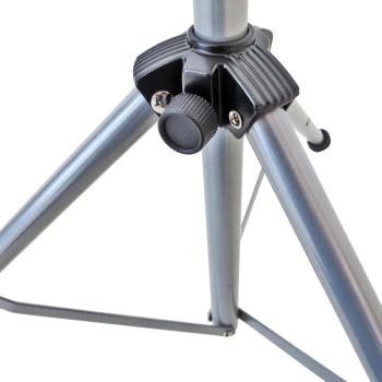 keepdrum MUS3SV Notenständer Silber mit 10 Magnete