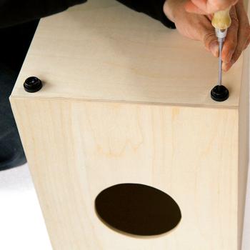 Meinl MYO-CAJ-OV Cajon Bausatz Ovangkol mit Tasche und Sitzpad