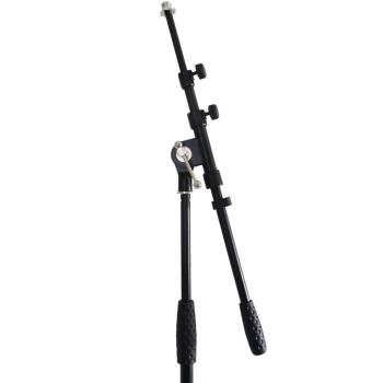 keepdrum MS106 BK Mikrofonständer mit Mikrofonklemme